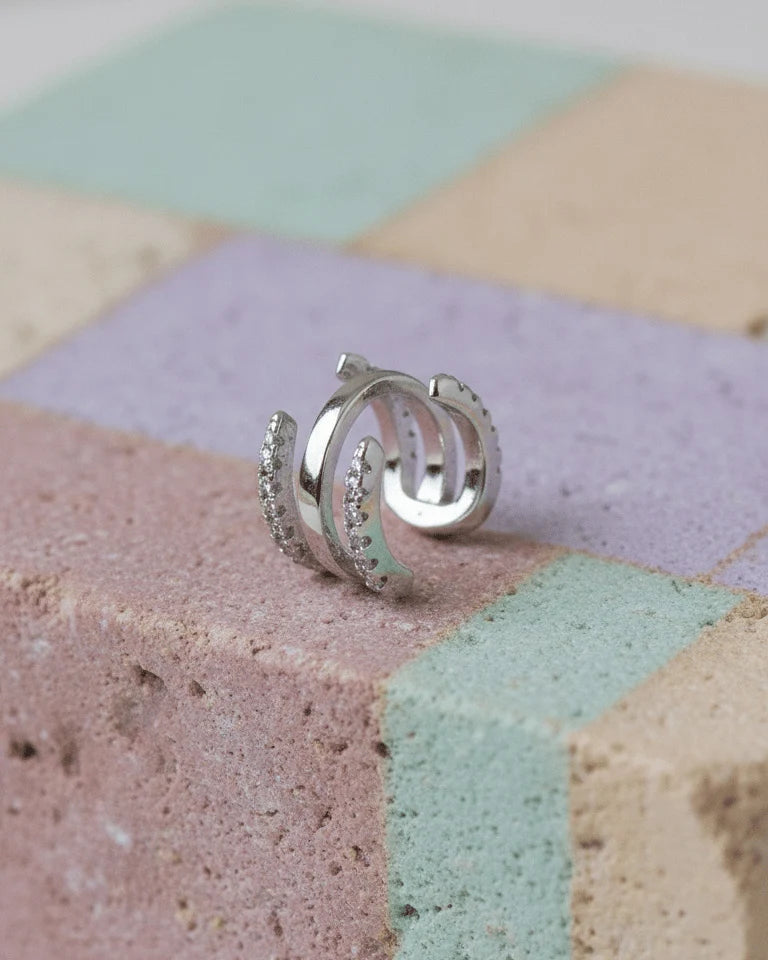 Celestial Diamond Ear Cuff