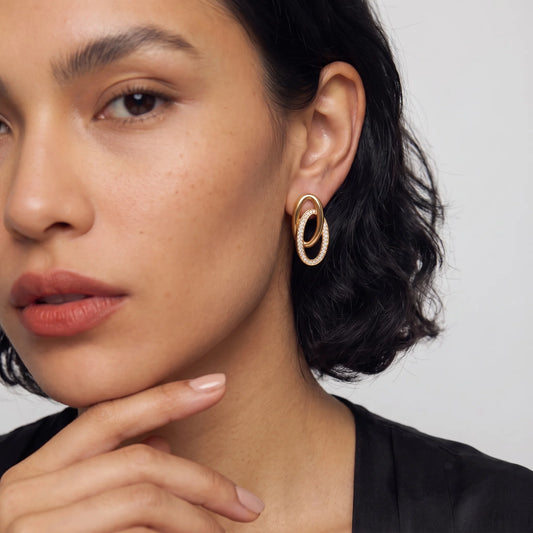 Entrelacs Interlinked Stud Earrings