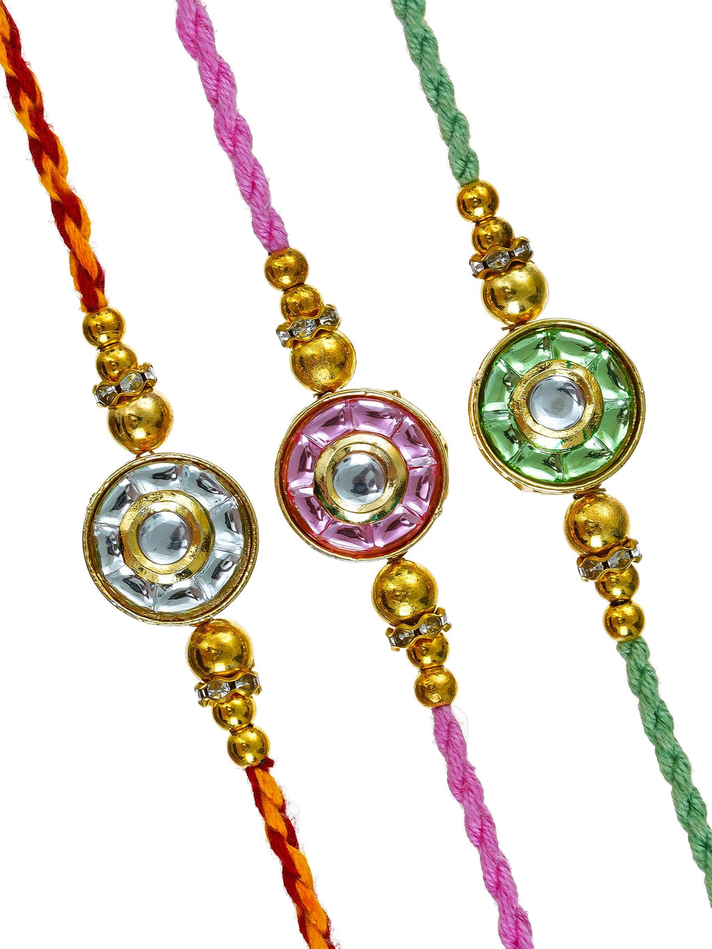 Traditional Rakhi Set with Free Chawal & Kumkum