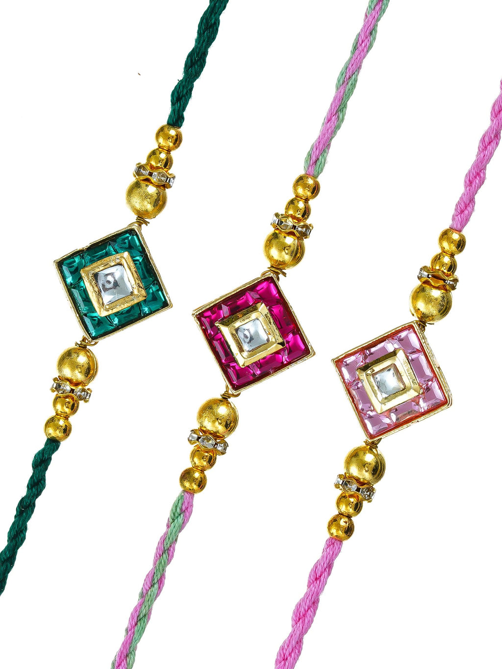 Traditional Rakhi Set with Free Chawal & Kumkum