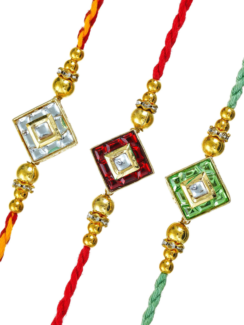 Traditional Rakhi Set with Free Chawal & Kumkum