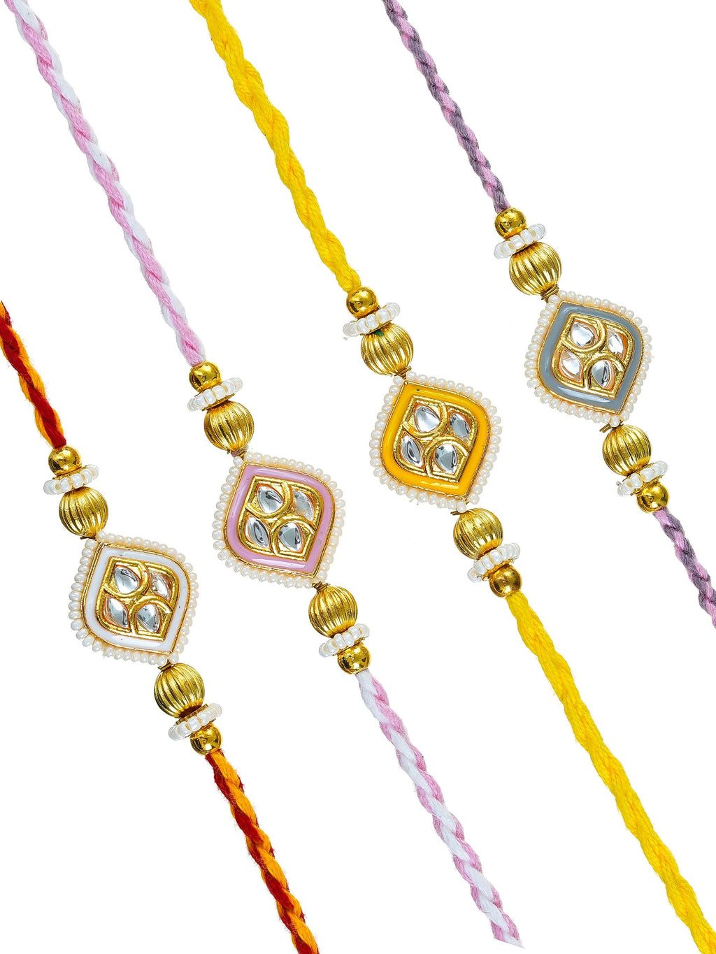 Traditional Rakhi Set with Free Chawal & Kumkum