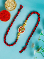 Traditional Rakhi Set with Free Chawal & Kumkum