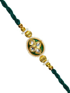 Traditional Rakhi Set with Free Chawal & Kumkum