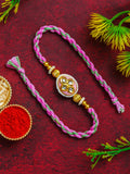 Traditional Rakhi Set with Free Chawal & Kumkum