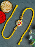 Traditional Rakhi Set with Free Chawal & Kumkum