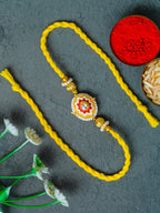 Traditional Rakhi Set with Free Chawal & Kumkum