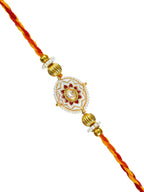 Traditional Rakhi Set with Free Chawal & Kumkum