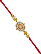 Traditional Rakhi Set with Free Chawal & Kumkum