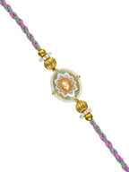 Traditional Rakhi Set with Free Chawal & Kumkum