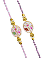 Traditional Rakhi Set with Free Chawal & Kumkum