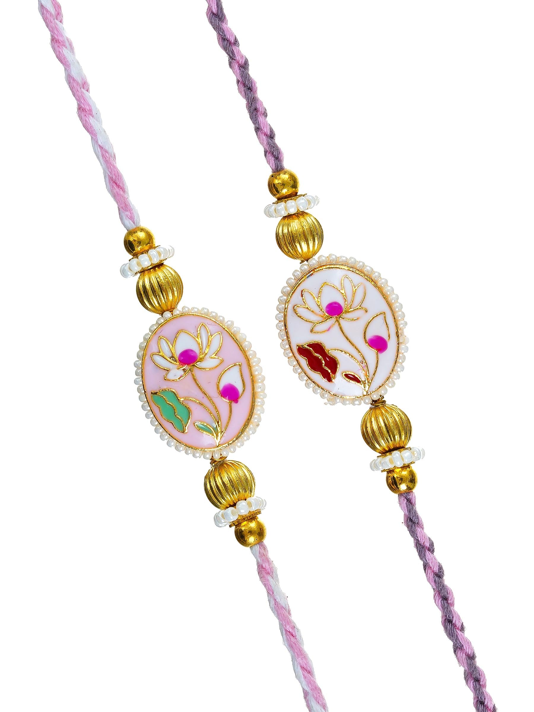 Traditional Rakhi Set with Free Chawal & Kumkum