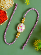 Traditional Rakhi Set with Free Chawal & Kumkum