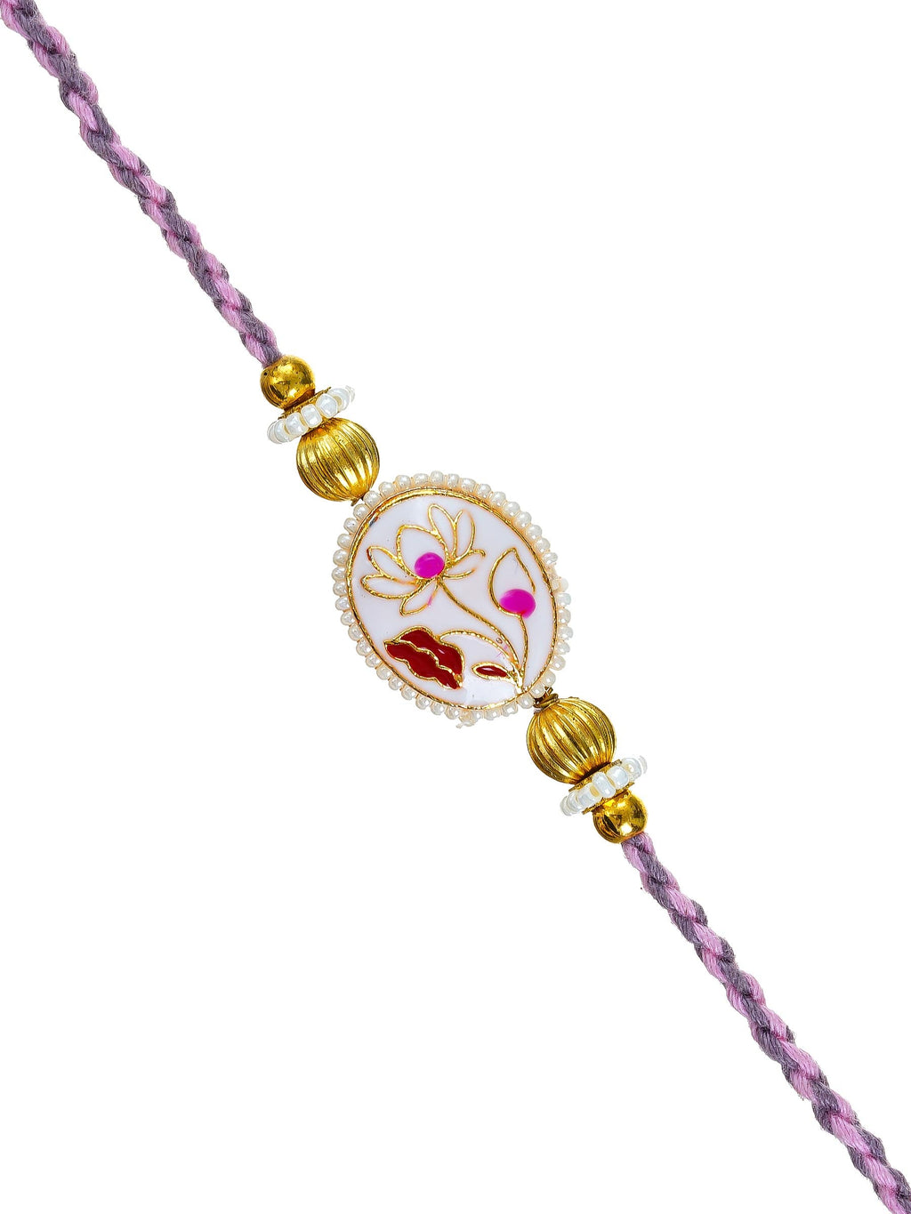 Traditional Rakhi Set with Free Chawal & Kumkum