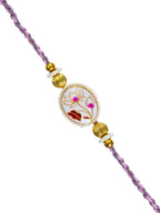 Traditional Rakhi Set with Free Chawal & Kumkum