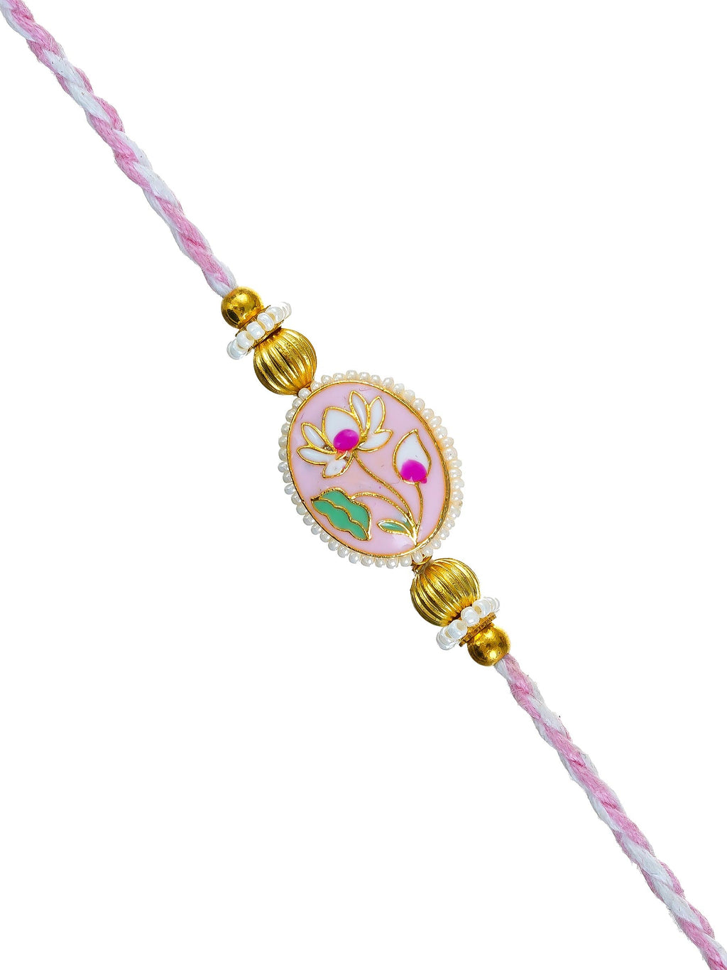 Traditional Rakhi Set with Free Chawal & Kumkum