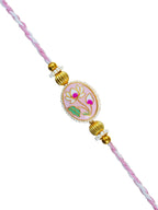 Traditional Rakhi Set with Free Chawal & Kumkum