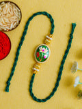Traditional Rakhi Set with Free Chawal & Kumkum