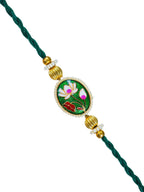 Traditional Rakhi Set with Free Chawal & Kumkum