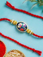 Traditional Rakhi Set with Free Chawal & Kumkum