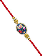 Traditional Rakhi Set with Free Chawal & Kumkum