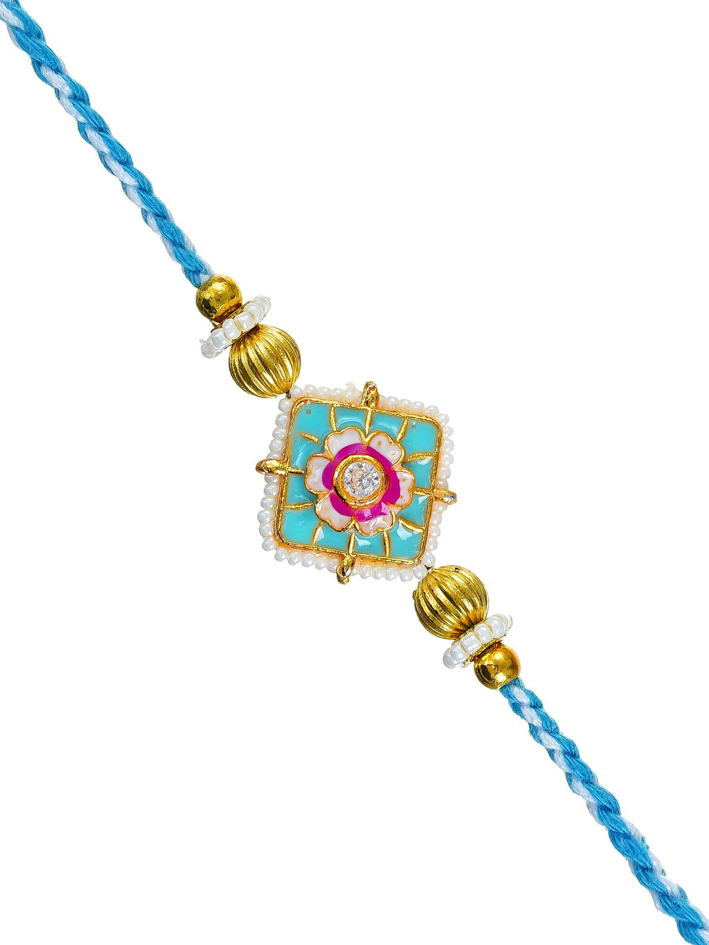Traditional Rakhi Set with Free Chawal & Kumkum
