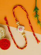 Traditional Rakhi Set with Free Chawal & Kumkum