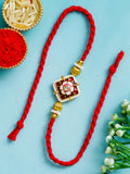 Traditional Rakhi Set with Free Chawal & Kumkum