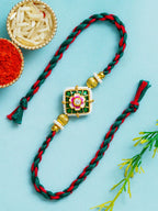 Traditional Rakhi Set with Free Chawal & Kumkum