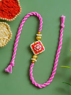 Traditional Rakhi Set with Free Chawal & Kumkum