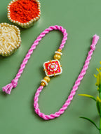 Traditional Rakhi Set with Free Chawal & Kumkum