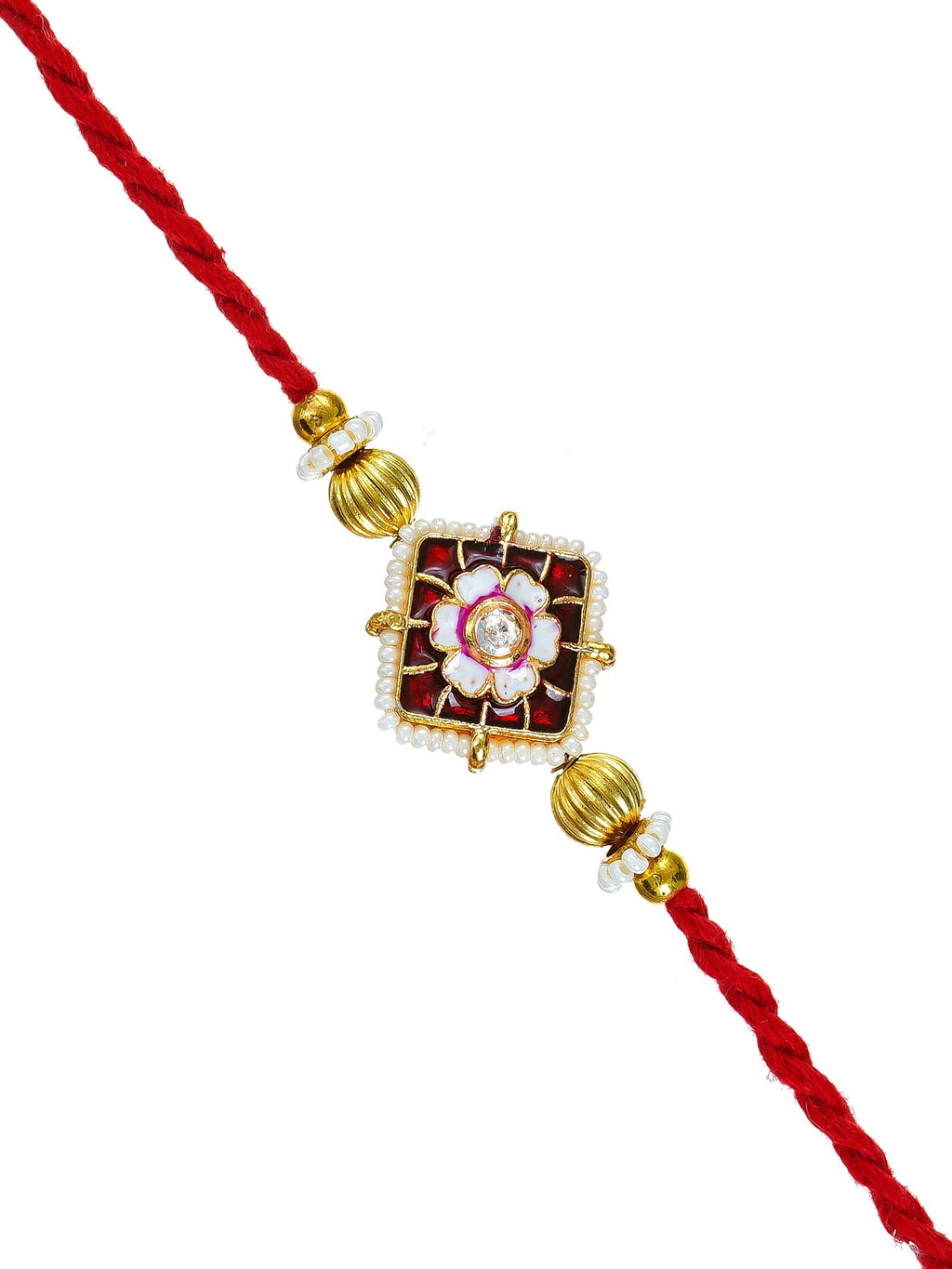 Traditional Rakhi Set with Free Chawal & Kumkum