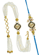 Traditional Rakhi Set with Free Chawal & Kumkum