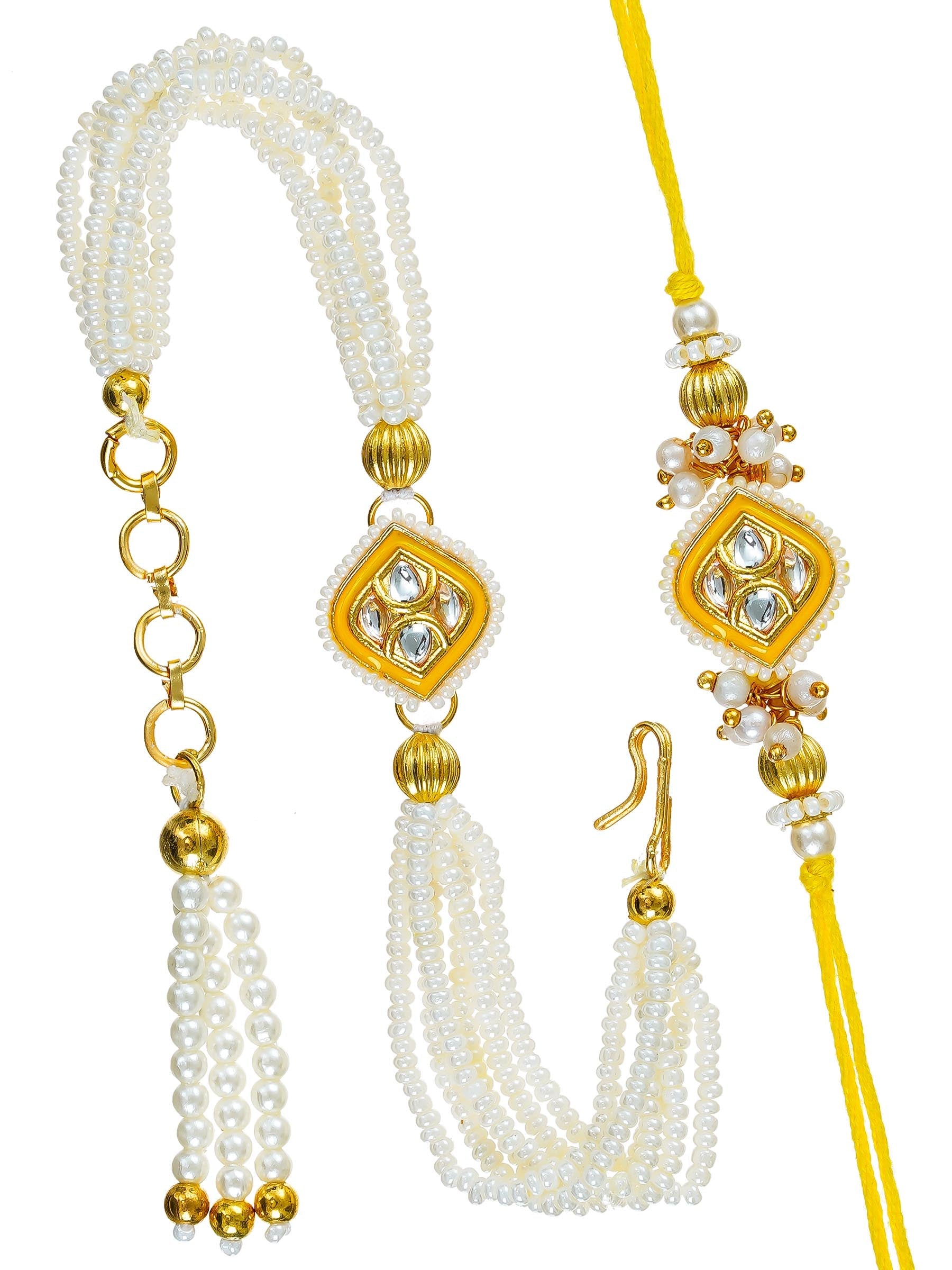 Traditional Rakhi Set with Free Chawal & Kumkum