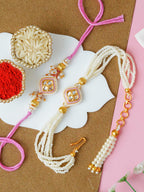 Traditional Rakhi Set with Free Chawal & Kumkum