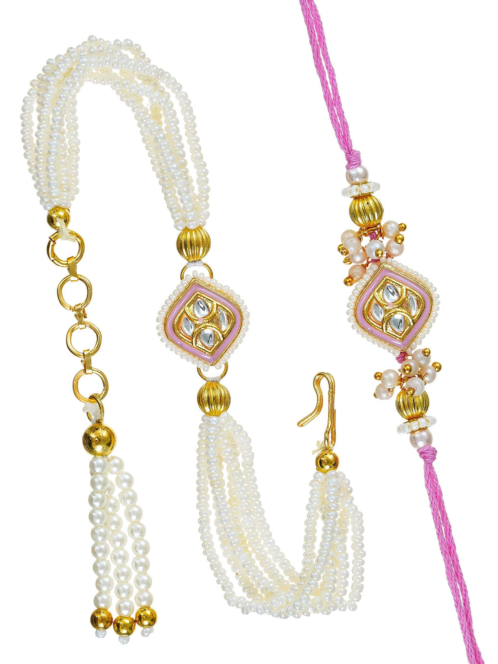 Traditional Rakhi Set with Free Chawal & Kumkum
