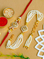 Traditional Rakhi Set with Free Chawal & Kumkum
