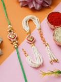 Traditional Rakhi Set with Free Chawal & Kumkum