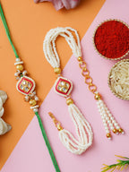 Traditional Rakhi Set with Free Chawal & Kumkum