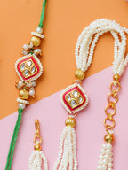 Traditional Rakhi Set with Free Chawal & Kumkum