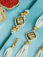 Traditional Rakhi Set with Free Chawal & Kumkum