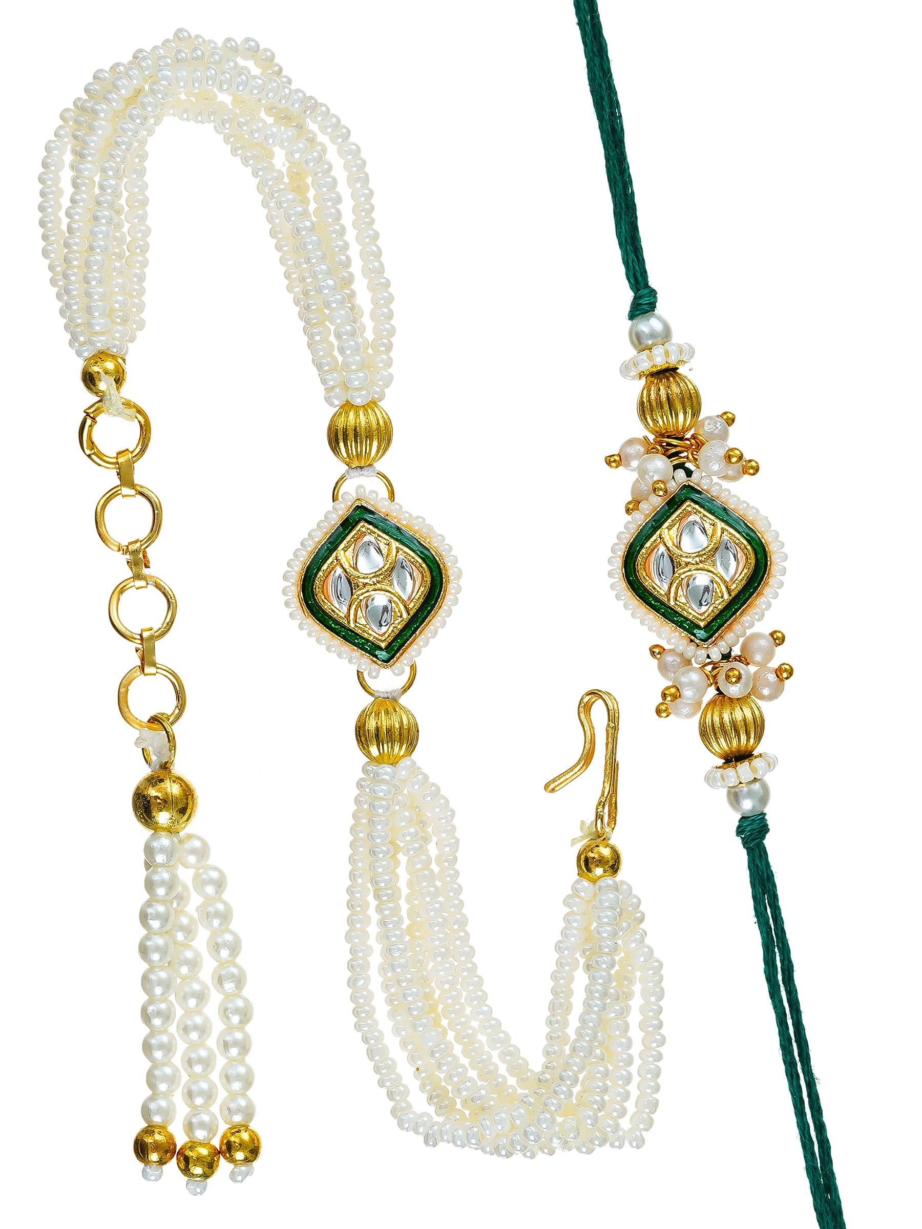 Traditional Rakhi Set with Free Chawal & Kumkum