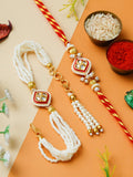 Traditional Rakhi Set with Free Chawal & Kumkum
