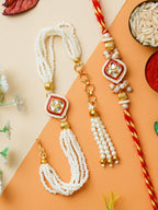 Traditional Rakhi Set with Free Chawal & Kumkum
