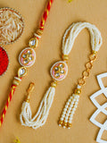 Traditional Rakhi Set with Free Chawal & Kumkum