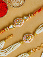 Traditional Rakhi Set with Free Chawal & Kumkum