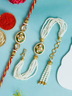 Traditional Rakhi Set with Free Chawal & Kumkum