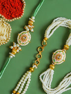 Traditional Rakhi Set with Free Chawal & Kumkum