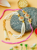 Traditional Rakhi Set with Free Chawal & Kumkum