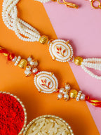 Traditional Rakhi Set with Free Chawal & Kumkum